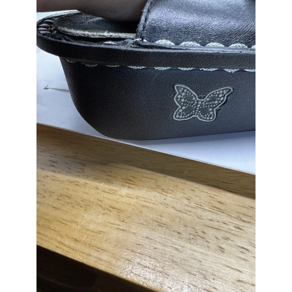 Alegria Comfort Shoes Women's EU 40/ 8.5 Black Leather Slip On Classic  EUC SB20